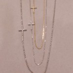 Sideways Cross Pendants