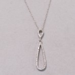 Diamond Teardrop Pendant