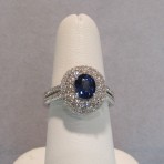 Sapphire and Diamond Ring