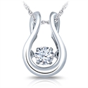 Shimmering Diamond Pendant