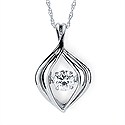 Shimmering Diamond Pendant