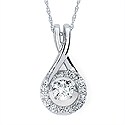 Shimmering Diamond Pendant